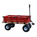 Millside Industries Millside Industries 1500-410 20 in. x 38 in. Wooden Wagon with 4 in. x 10 in. Tires 1500-410